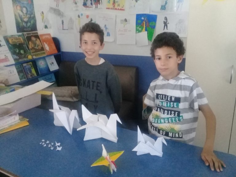 Les CM1 à la découverte de l’origami