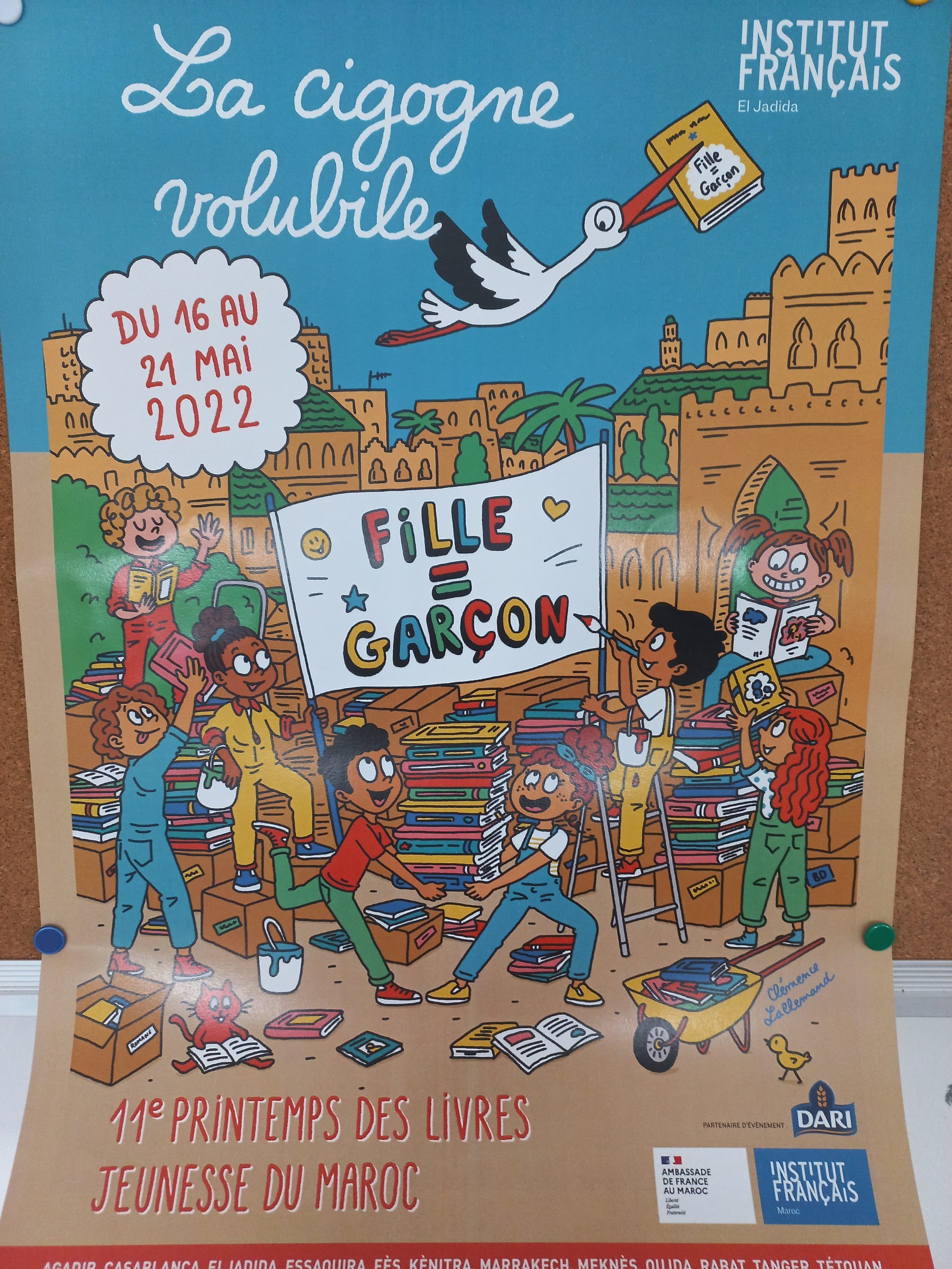La cigogne volubile/ Printemps des livres jeunesse du Maroc