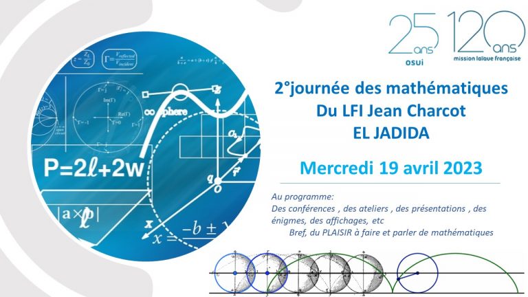 2° journée des mathématiques au LFI jean Charcot