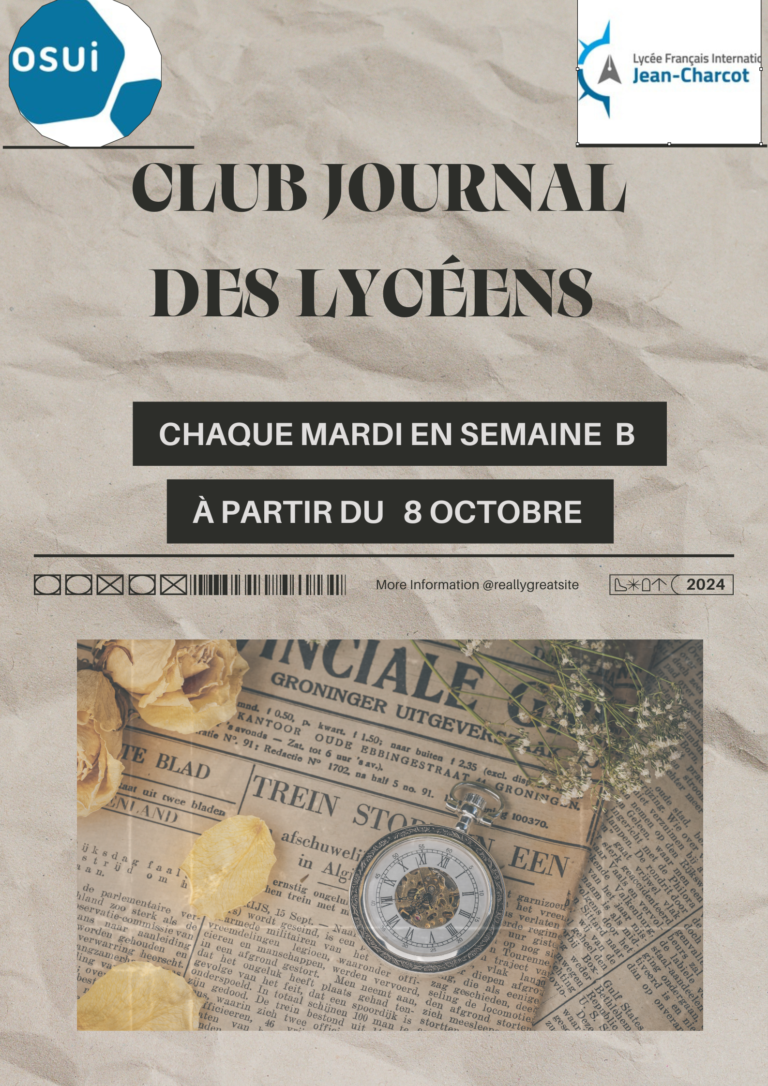 Le club journal : une nouvelle aventure éditoriale