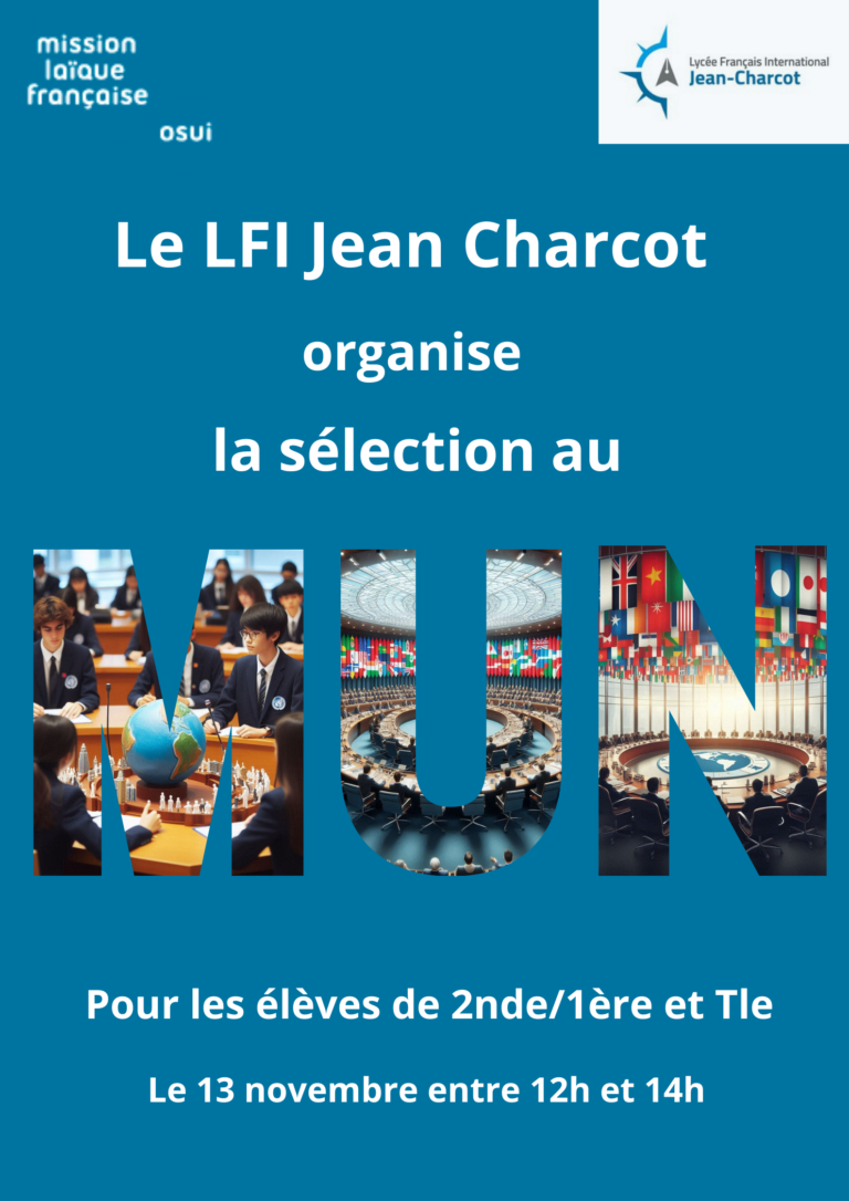 Présélection MUN au LFI Jean Charcot