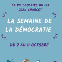 La semaine de la démocratie au LFI Jean Charcot