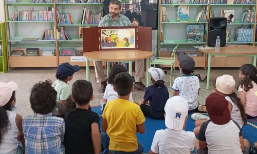 Visite des CP à la bibliothèque TACHFINI et au Parc HASSAN II