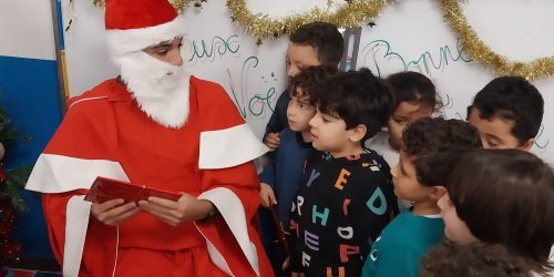 Père Noël à la  Maternelle