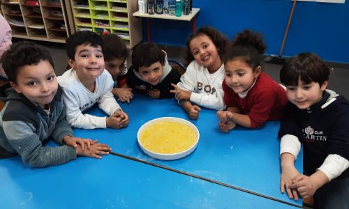 Réalisation de la galette des rois en GS