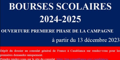 BOURSES 2024/2025