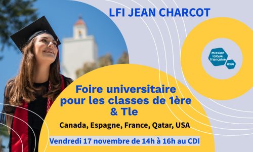 Foire universitaire au LFI Jean Charcot