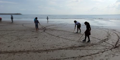 Géométrie XXL – Sport de sable – Action citoyenne