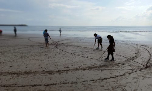 Géométrie XXL – Sport de sable – Action citoyenne