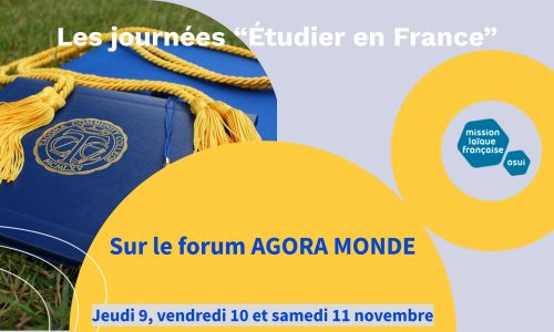 Journées « étudier en France sur Agora Monde »