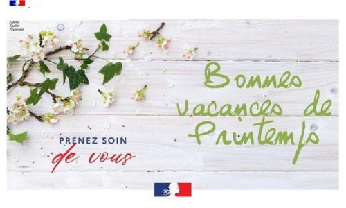 Bonnes vacances de printemps